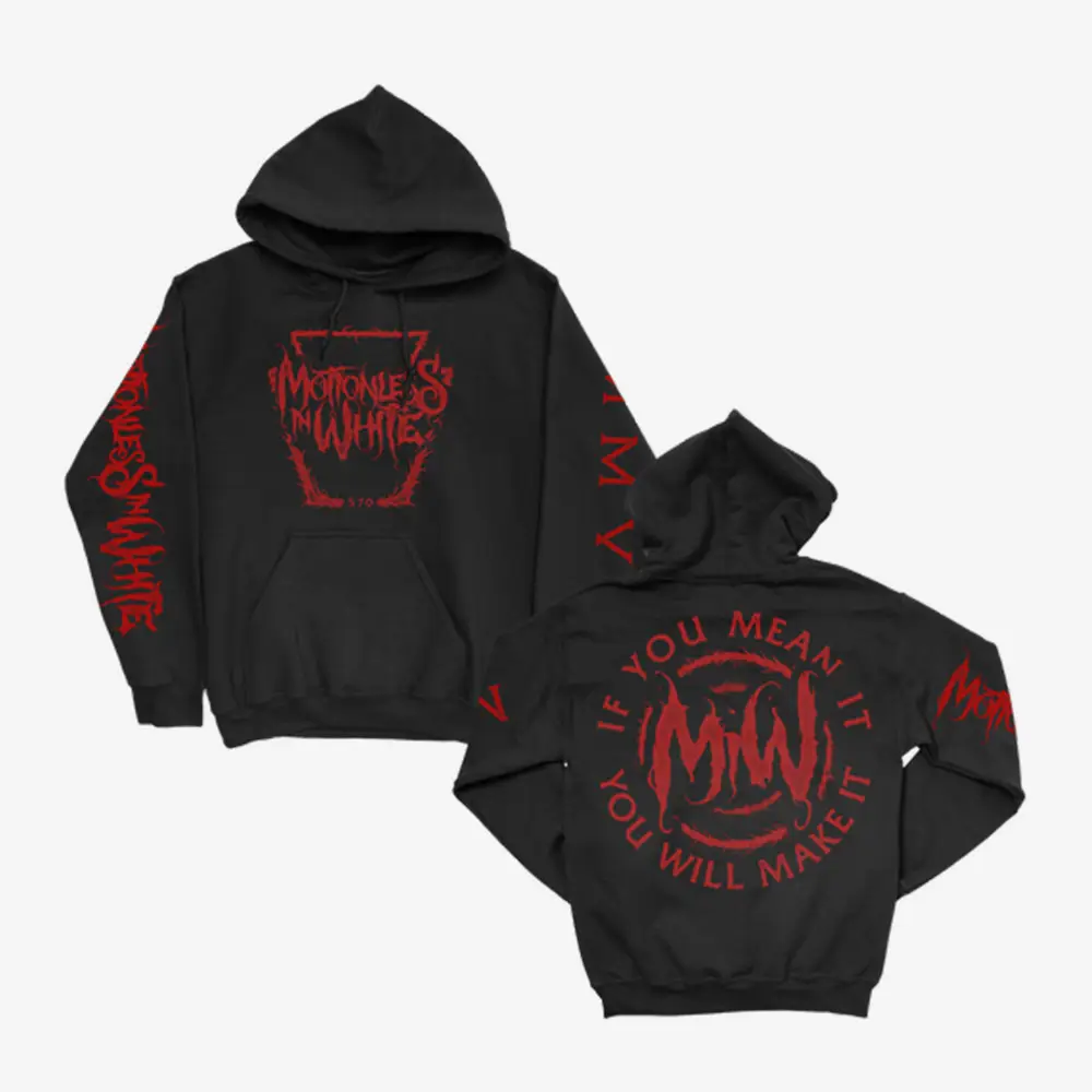 Keystone Motionless In White Hoodie Motionless In White Band Merch Music Themed Gift