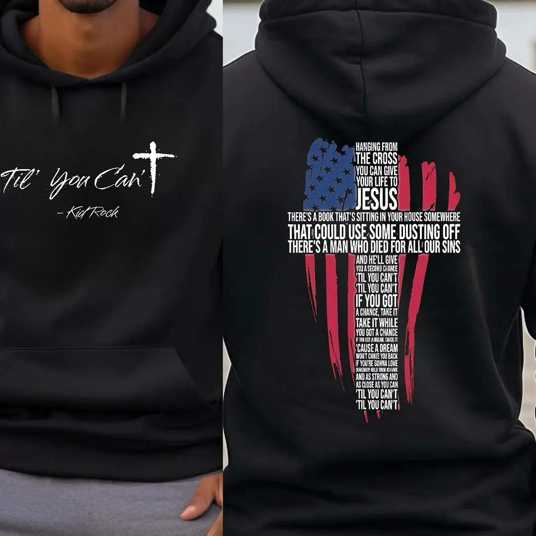 Kid Rock Freedom 250 Tour Merch Till You Can't Kid Rock Hoodie Music Lovers Gift