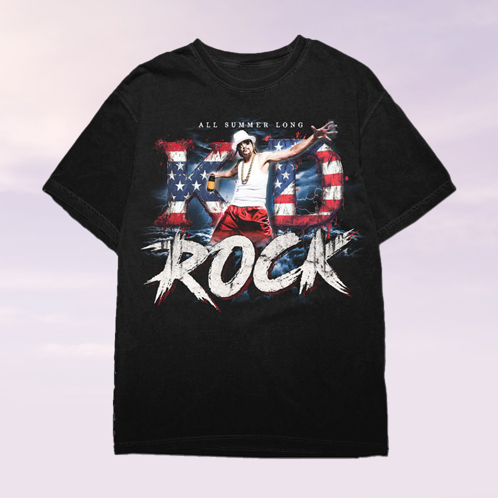 Kid Rock Merch All Summer T-Shirt Freedom 250 Tour Apparel Gift For Patriotic Fans Kid Rock Merch All Summer T-Shirt Freedom 250 Tour Apparel Gift For Patriotic Fans - Image 1