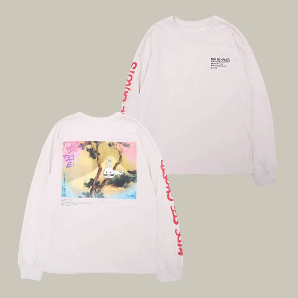 Kids See Ghost Kanye West Sweatshirt Kanye West World Tour 2026 Clothing Present For Her Kids See Ghost Kanye West Sweatshirt Kanye West World Tour 2026 Clothing Present For Her - Image 1