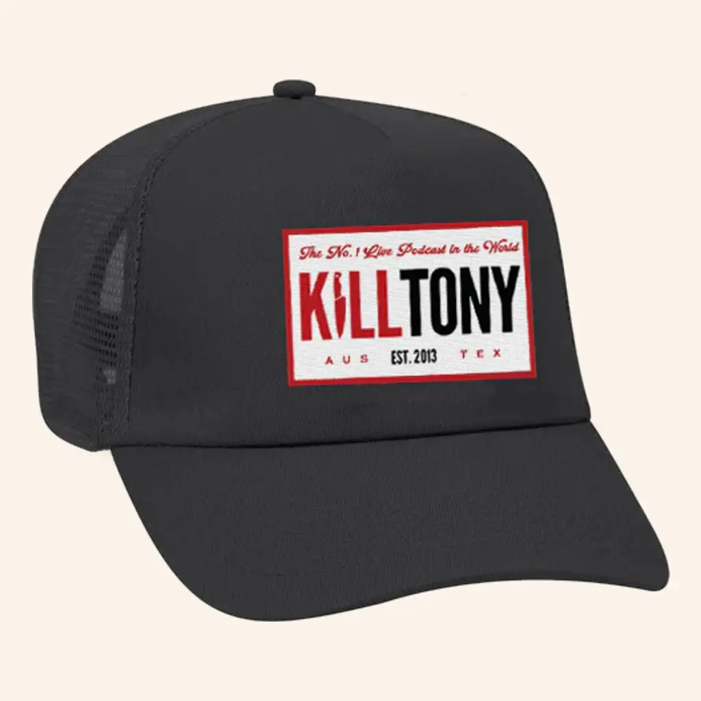Kill Tony Merch 1 Live Podcast Embroidered Trucker Hat Black Christmas Gifts For Boyfriend - Wear&Decor
