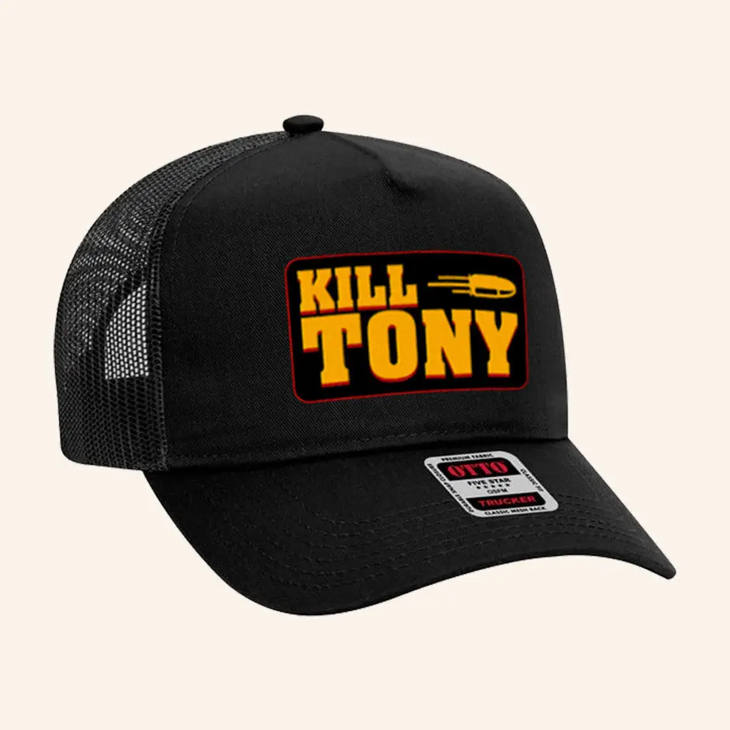 Kill Tony Merch KT Black Trucker Hat Unique Gifts For Husband -WearandDecor