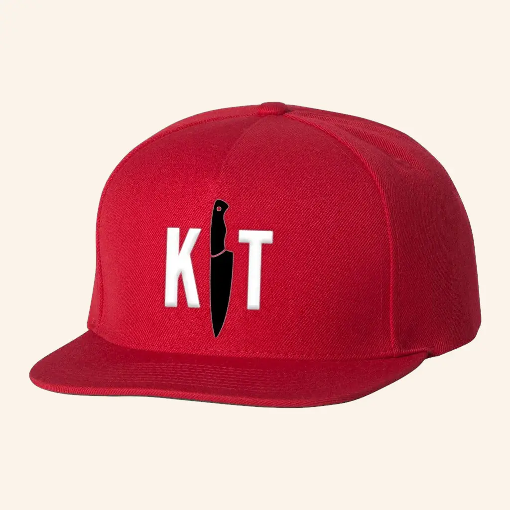 Kill Tony Merch KT Embroidered Snapback Hat Red Christmas Present For Husband - Wear&Decor