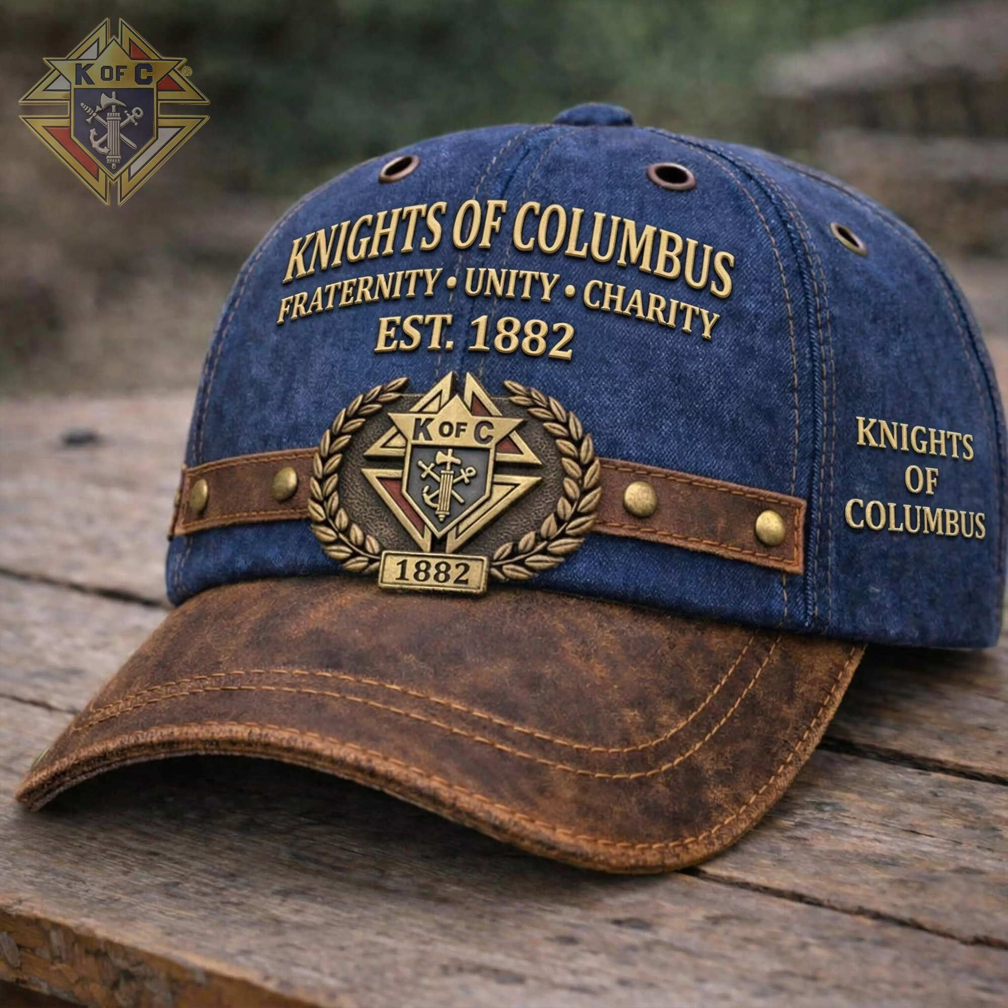 Knights Of Columbus Est 1882 Dad Hat Fraternity Unity Charity Baseball Cap Gift For Him