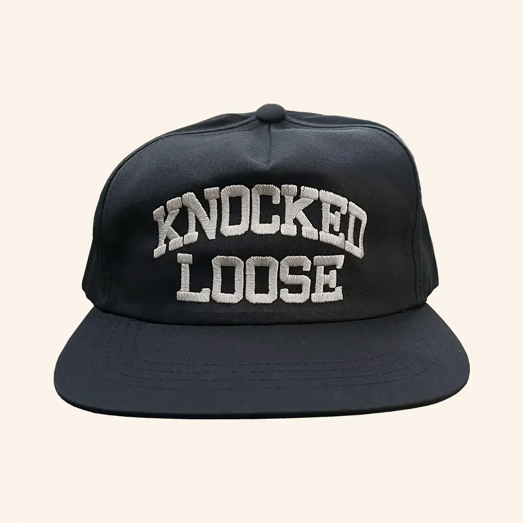 Knocked Loose Merch Embroidered Knocked Loose Snapback Hat Christmas Gift Ideas For Dad