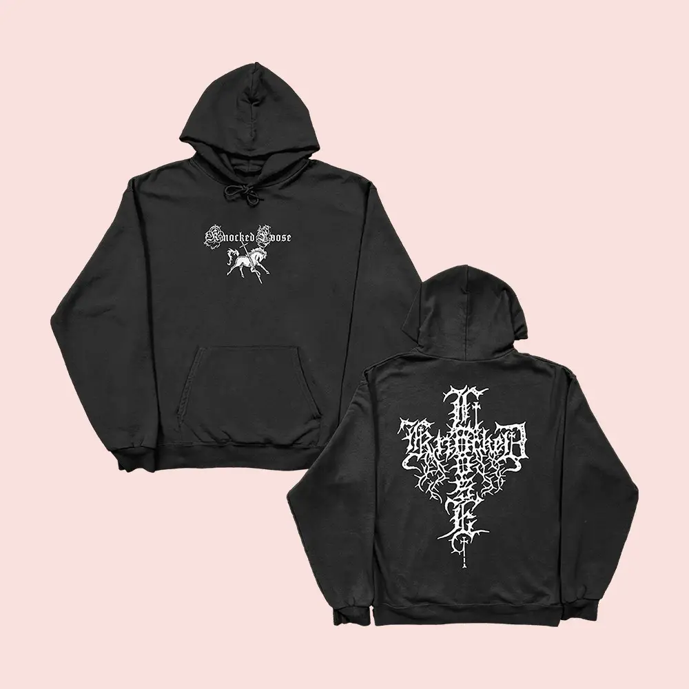 Knocked Loose Merch Horse Cross Hoodie Hardcore Punk Music Apparel Gift For Huge Fans