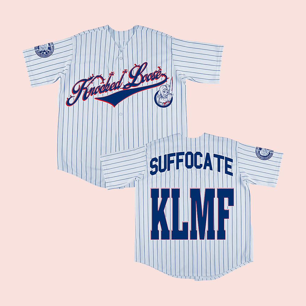 Knocked Loose Merch Suffocate KLMF Jersey Hardcore Punk Band Shirt Knocked Loose Lover Gift