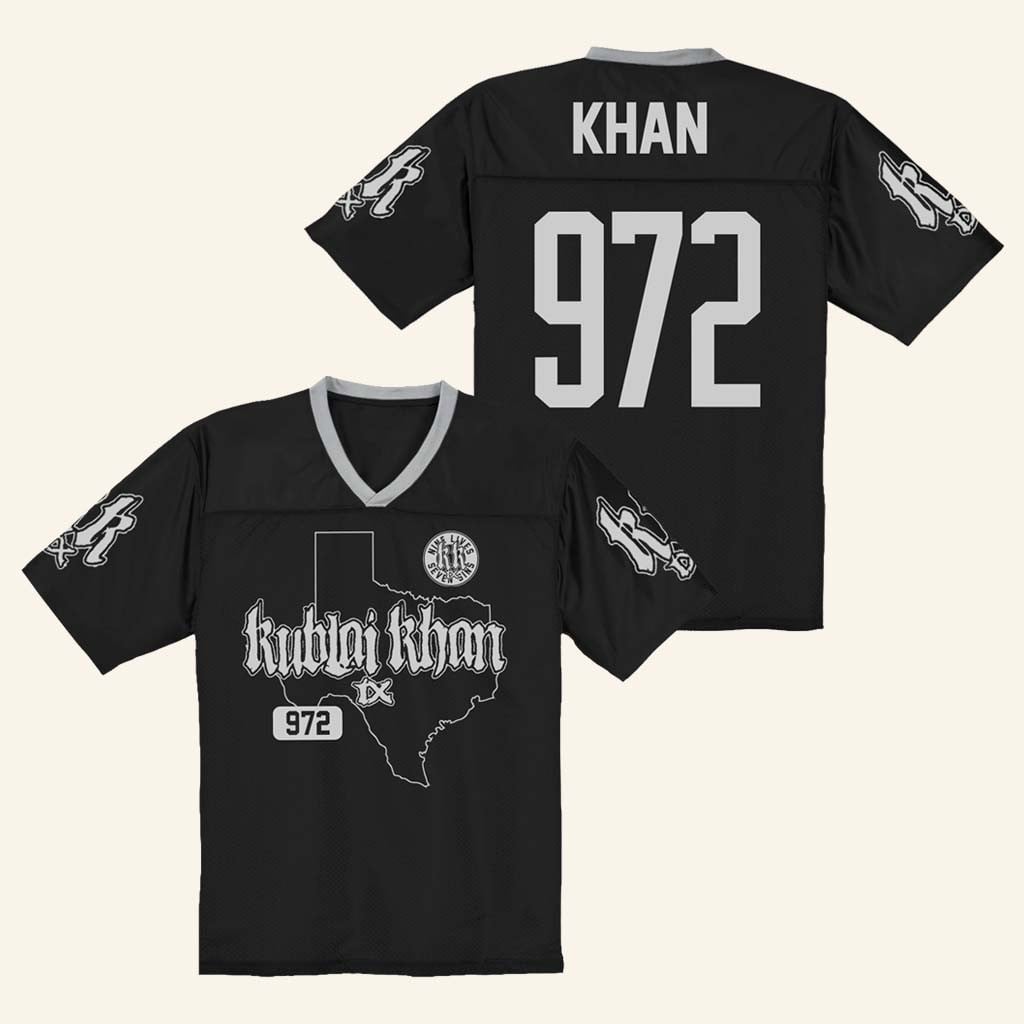 Kublai Khan Merch KKTX Jersey Khan 972 Apparel Good Gifts For Brother - WearandDecor