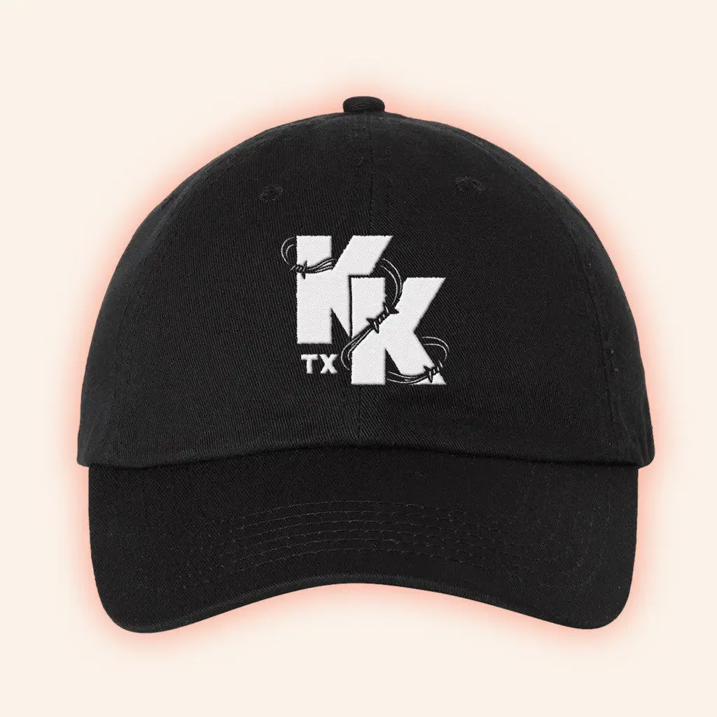 Kublai Khan Tx Merch Barbed Wire Embroidered Hat Gifts For Father -WearandDecor