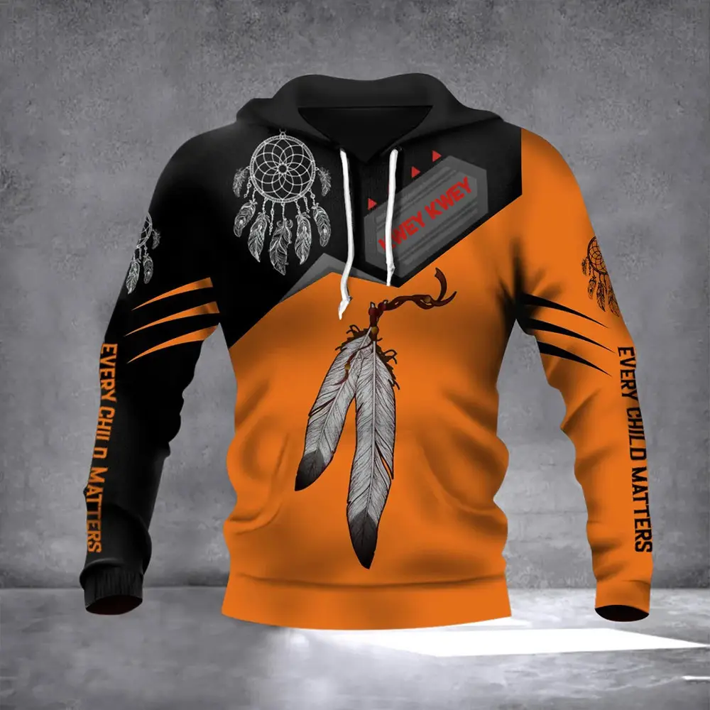 Kwey Kwey Every Child Matters Orange Shirt Day Hoodie Every Child Matters Movement Merch