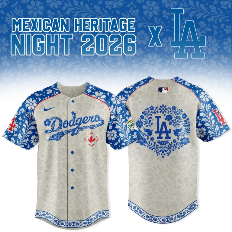 LA Dodgers Mexican Heritage 2026 Jersey Night X MLB Merch Gift For Team Mom LA Dodgers Mexican Heritage 2026 Jersey Night X MLB Merch Gift For Team Mom - Image 1