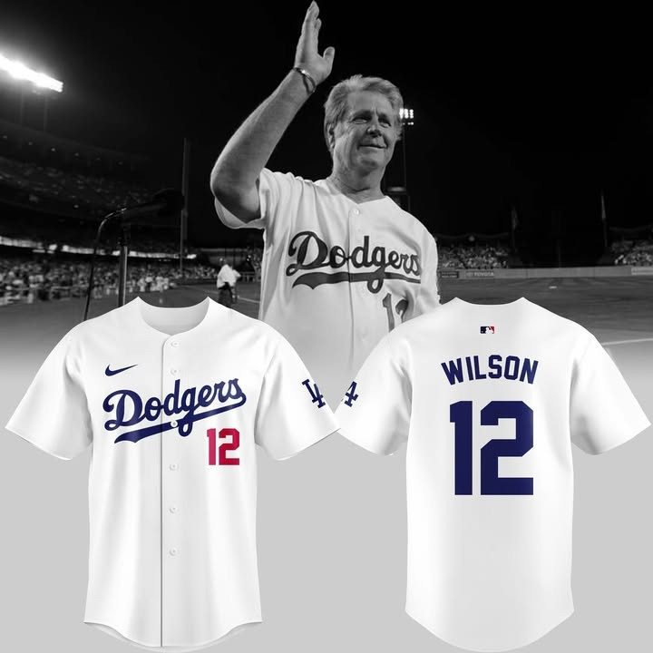 LA Dodgers RIP In Memory Of Brian Wilson Jersey Remembering Legend The Beach Boys Fan Merch LA Dodgers RIP In Memory Of Brian Wilson Jersey Remembering Legend The Beach Boys Fan Merch - Image 1