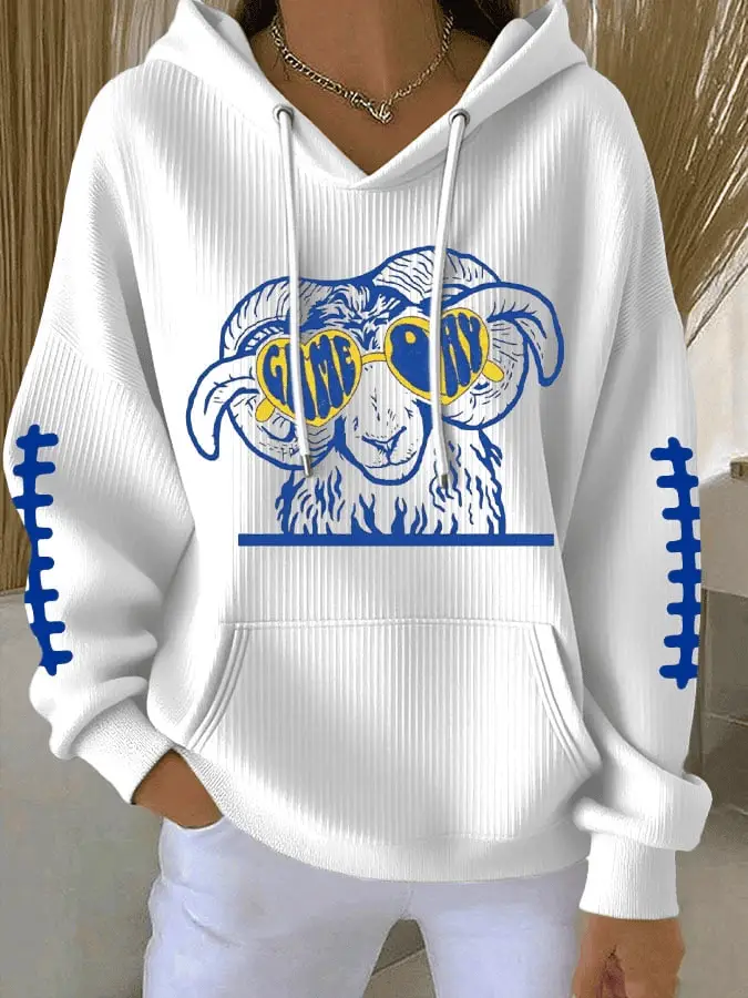 LA Rams Merch Sweatshirt Go Rams Apparel Best Game Day Clothing for Wife