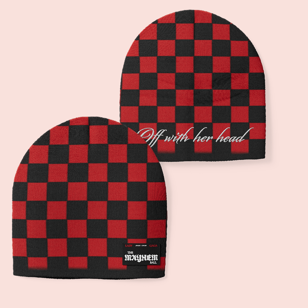 Lady Gaga Merch Mayhem Off With Her Head Beanie Lady Gaga Mayhem Ball Tour 2026 Merch Gifts