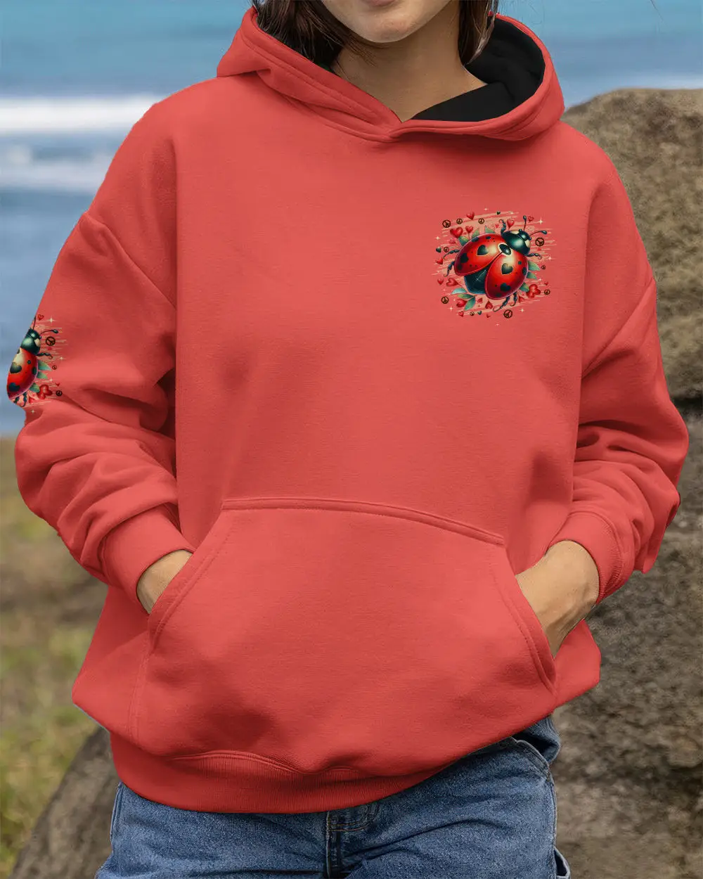 Ladybug Butterfly Kisses And Ladybug Hugs Hoodie Clothing Perfect Gift For Mom