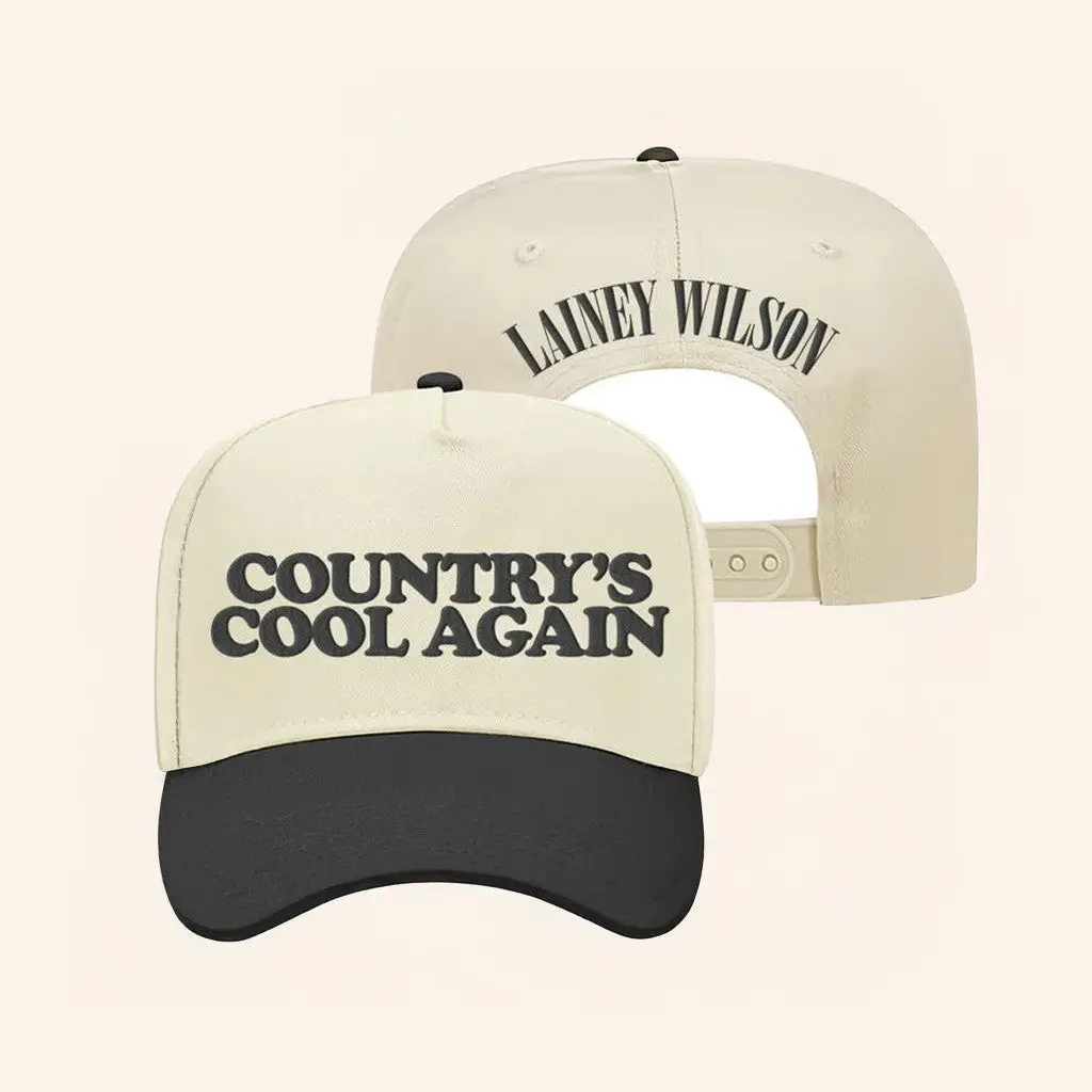 Lainey Wilson Merch Country's Cool Again Hat Embroidered Birthday Gifts For Girlfriend -WearandDecor