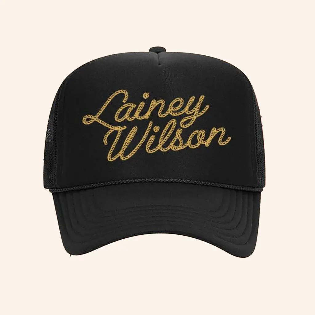 Lainey Wilson Merch Logo Rope Trucker Hat Birthday Gifts For Girlfriend -WearandDecor