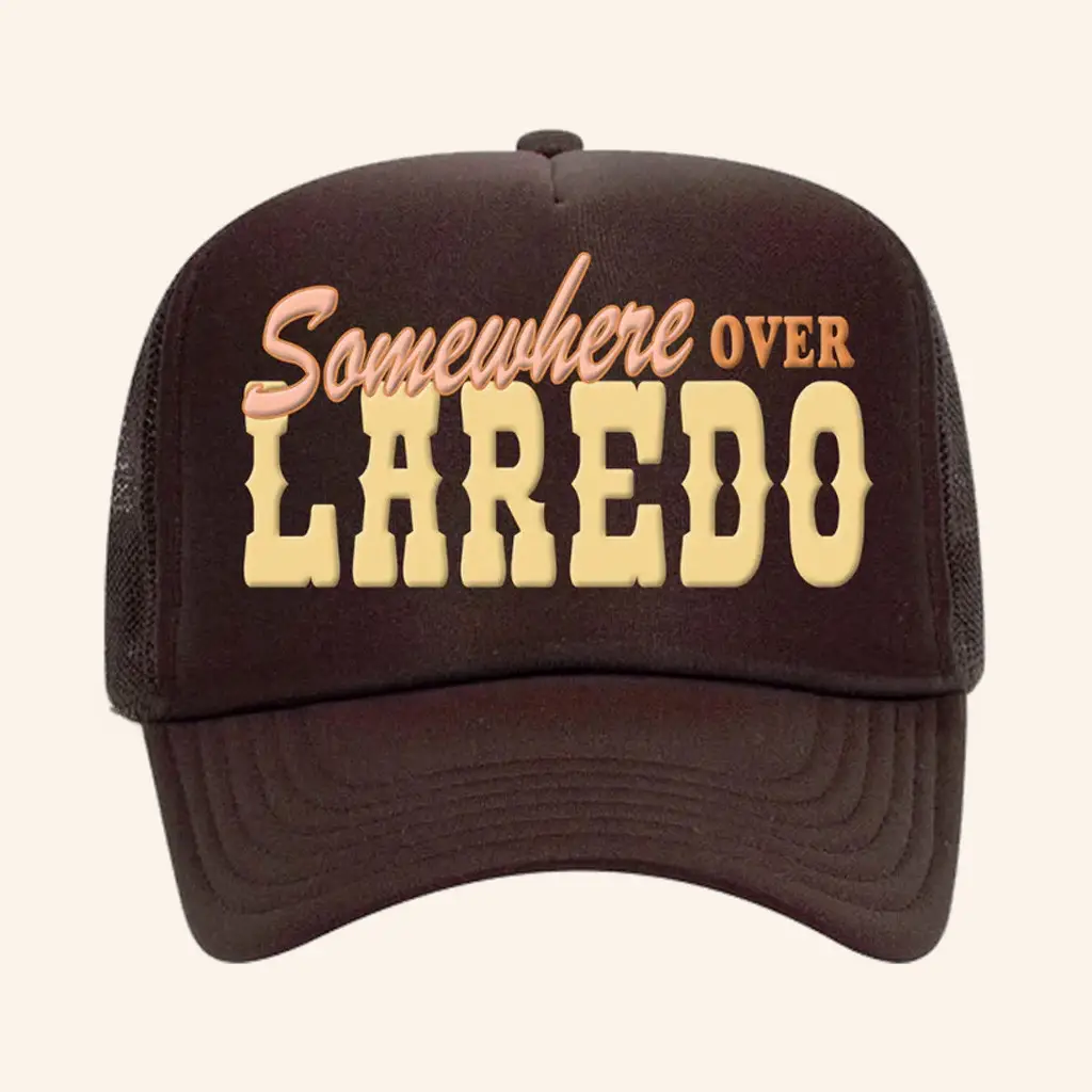 Lainey Wilson Merch Somewhere Over Laredo Trucker Hat Christmas Gifts For Music Fans -WearandDecor