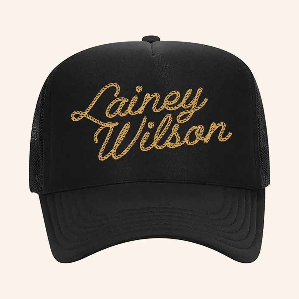 Lainey Wilson Merch Tour 2025 Logo Trucker Hat Gifts For Music Fans -WearandDecor