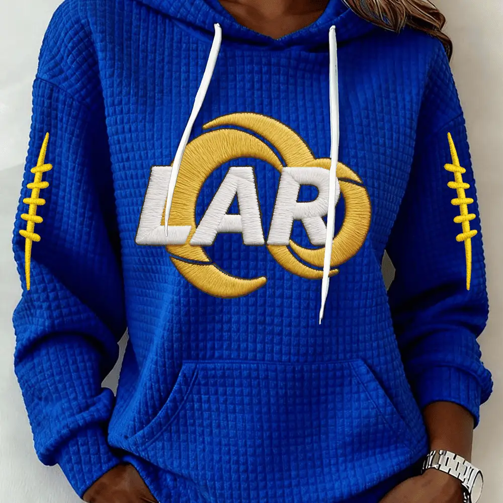 LAR Football Hoodie Football Game Day Merch Los Angeles Rams Gears LAR Football Hoodie Football Game Day Merch Los Angeles Rams Gears - Image 1