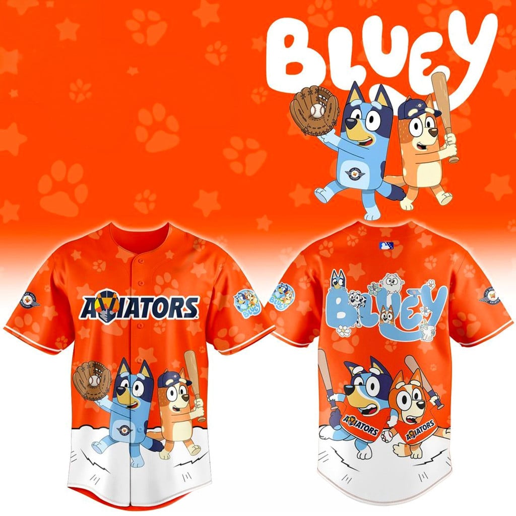 Las Vegas Aviators Bluey Night Game Jersey 2026 Aviators Merch Baseball Lover Gift Ideas