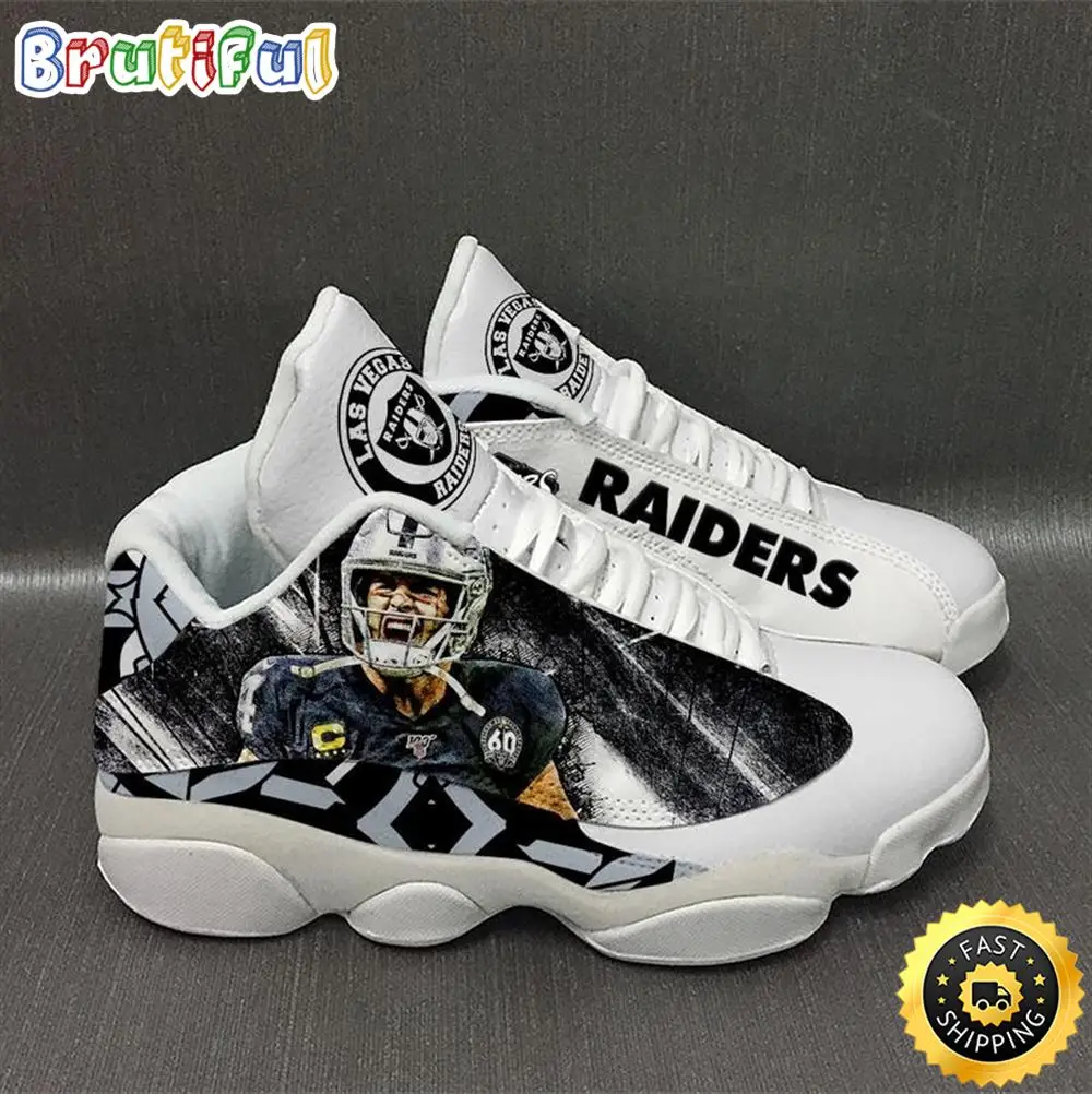 Las Vegas Raiders Nfl Ver 5 Air Jordan 13 Sneaker