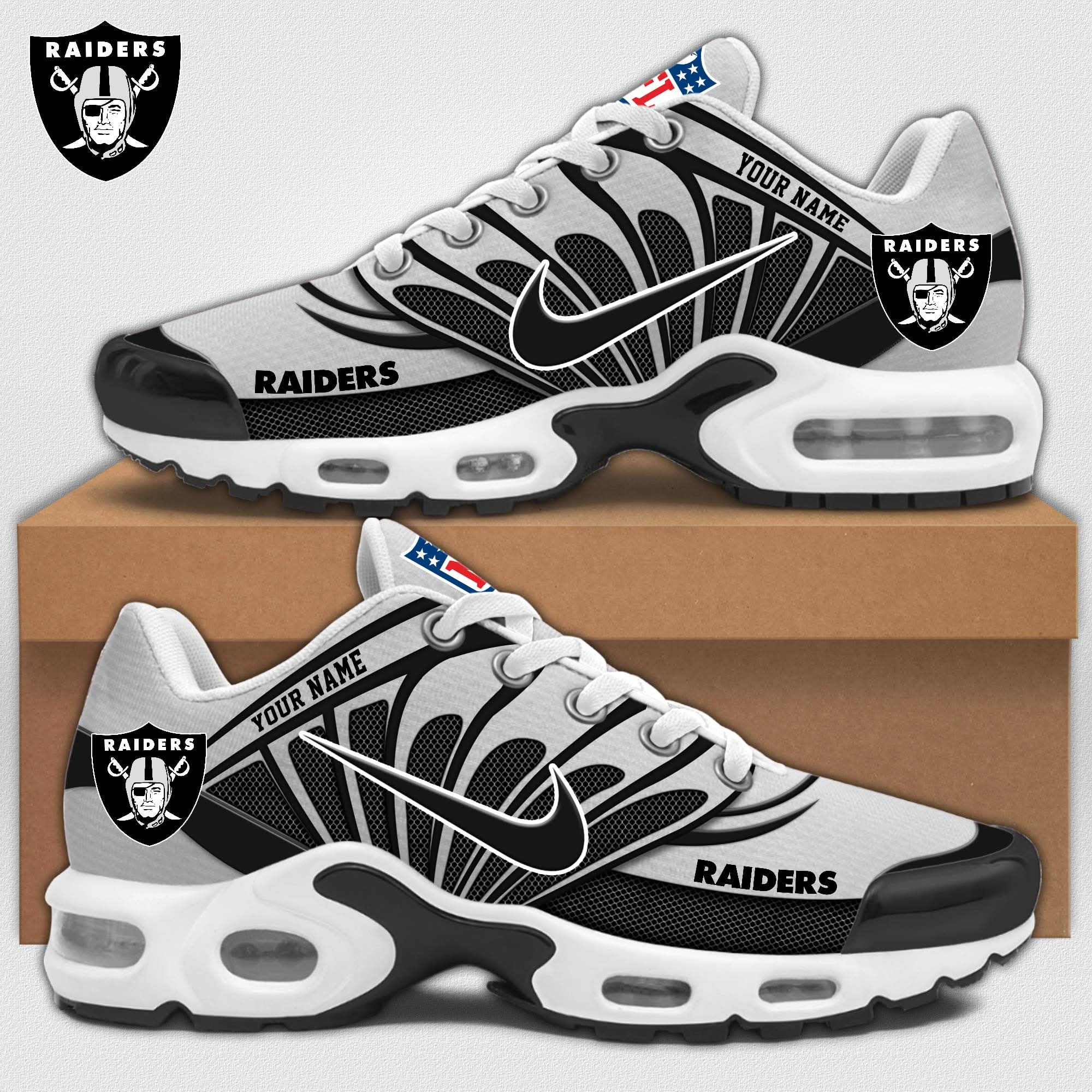 Las Vegas Raiders Personalized Shoes Las Vegas Raiders Personalized Shoes - Image 1