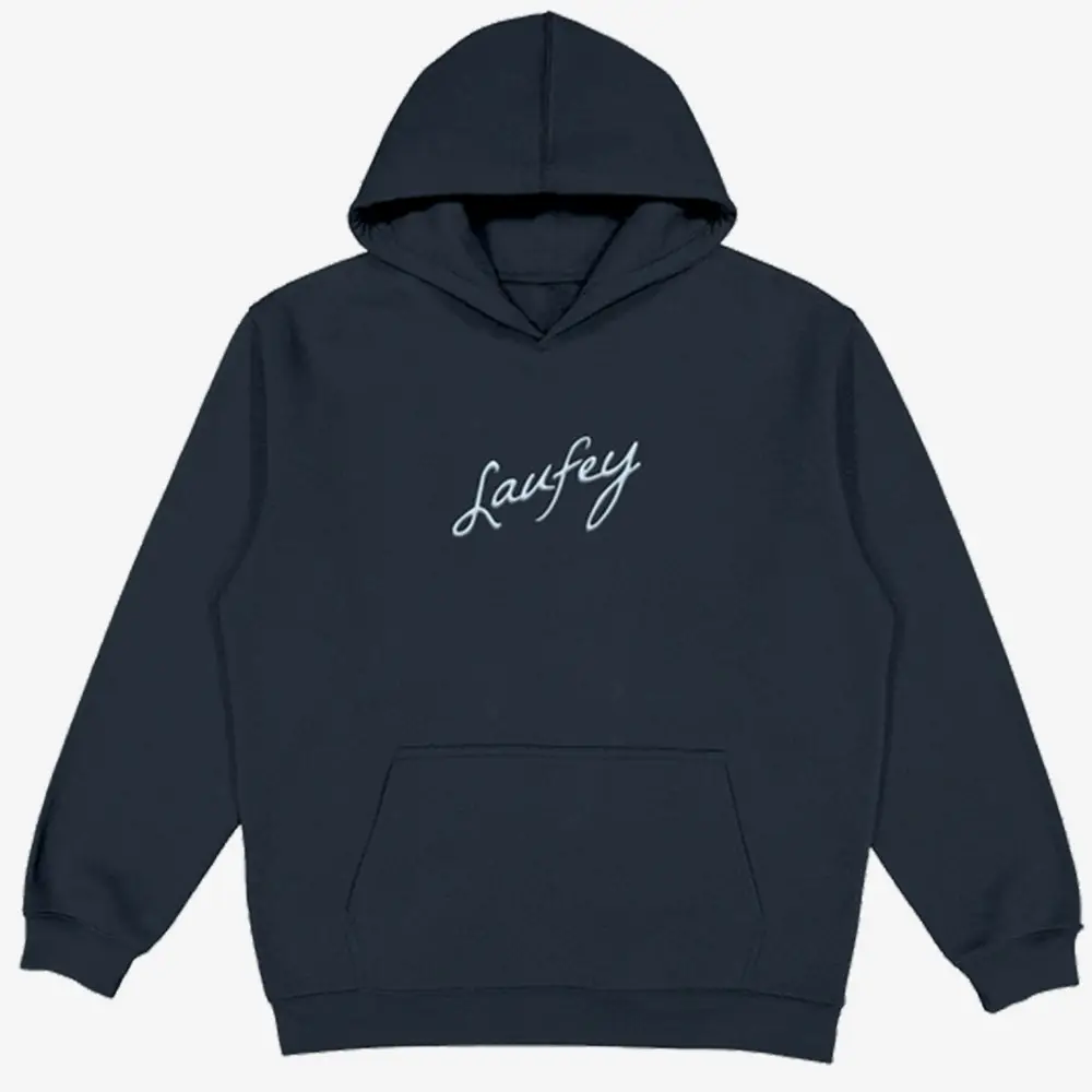 Laufey Embroidered Signature Hoodie Laufey Apparel Unique Present For Music Lovers