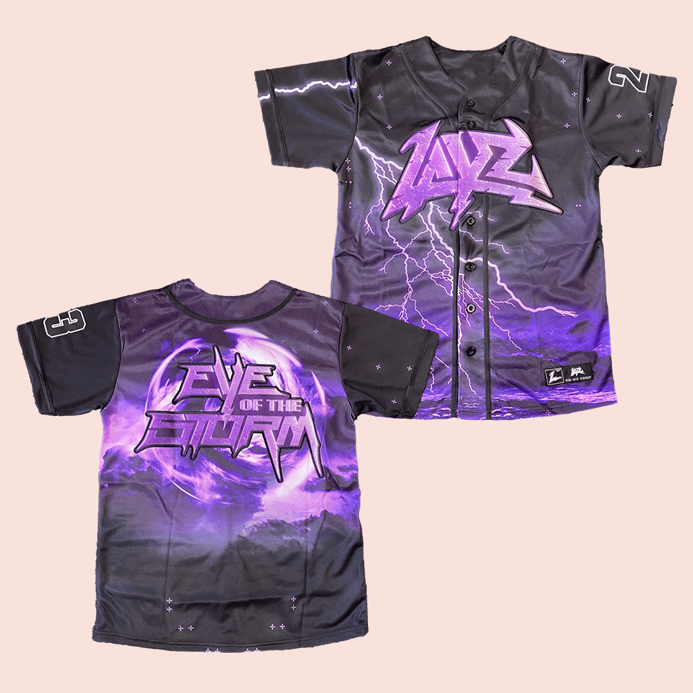 LAYZ Merch Eye Of The Storm Baseball Jersey LAYZ Clothing Gifts For Fans
