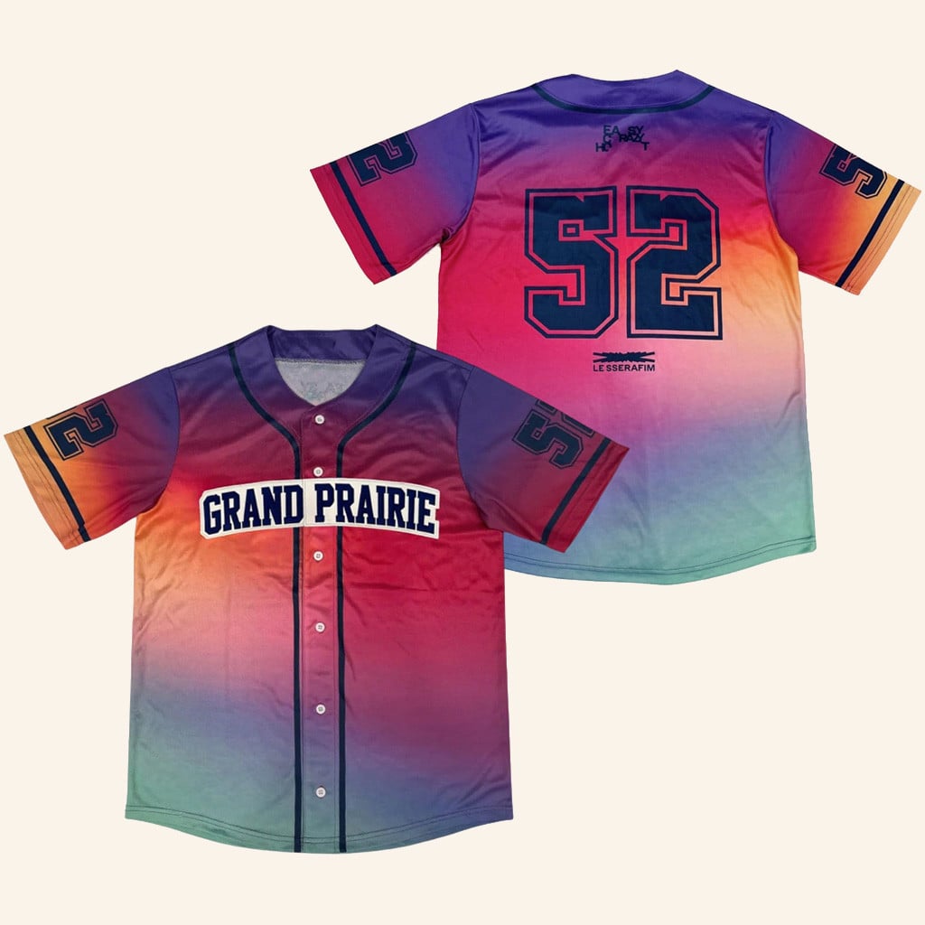 Le Sserafim Merch Grand Prairie Jersey Unique Gifts For Music Lovers - WearandDecor