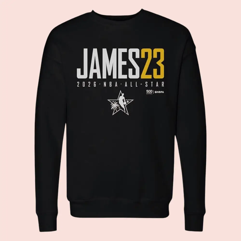 LeBron James NBA All-Star Sweatshirt Los Angeles Lakers Clothing Gift For Fans