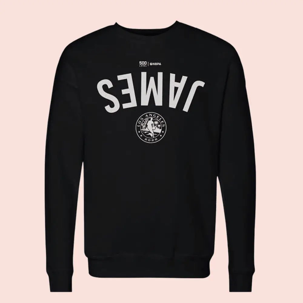 LeBron James NBA Sweatshirt Los Angeles Lakers 2026 Clothing Gift Ideas