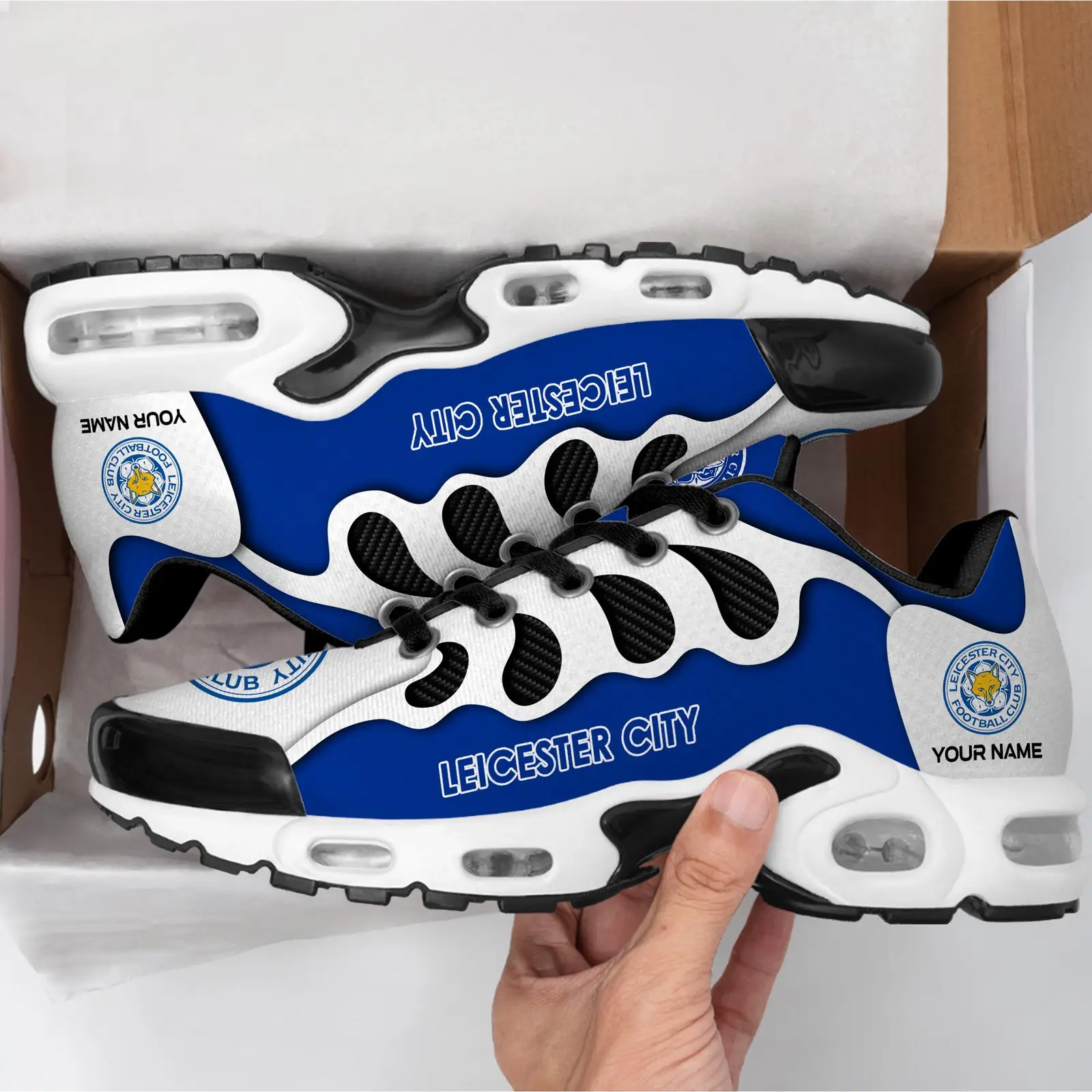 Leicester City Air Max Plus Shoes Sneakers For Men And Women