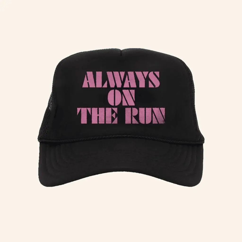 Lenny Kravitz Merch Always On The Run Trucker Hat Gifts For Wife -WearandDecor Lenny Kravitz Merch Always On The Run Trucker Hat Gifts For Wife -WearandDecor - Image 1