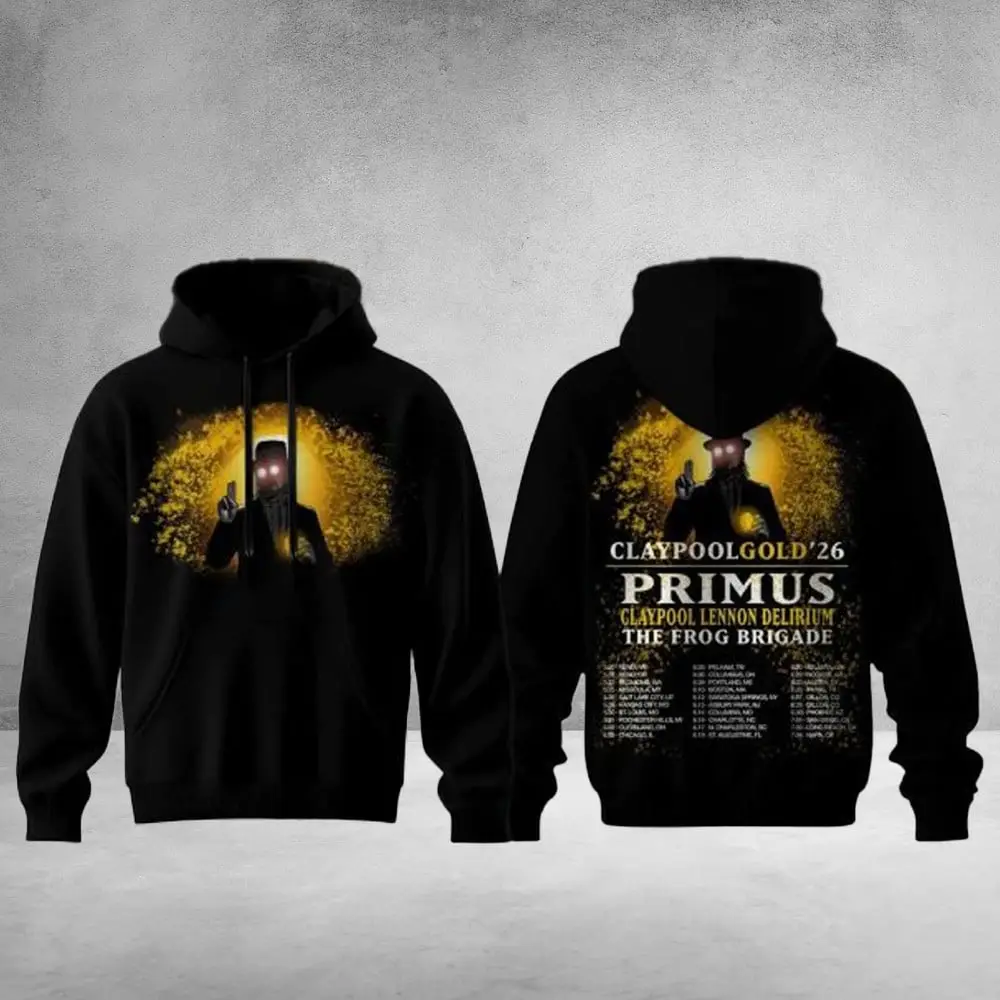 Les Claypool Claypool Gold 26 Hoodie Primus Claypool Lennon Delirium Apparel Gift For Dad