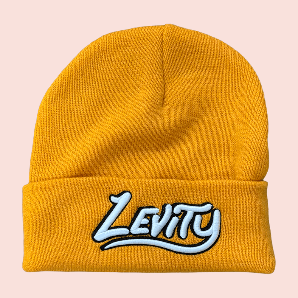 Levity Beanie Soft Knit Winter Hat Bold And Stylish Streetwear Accessory Gift For Him