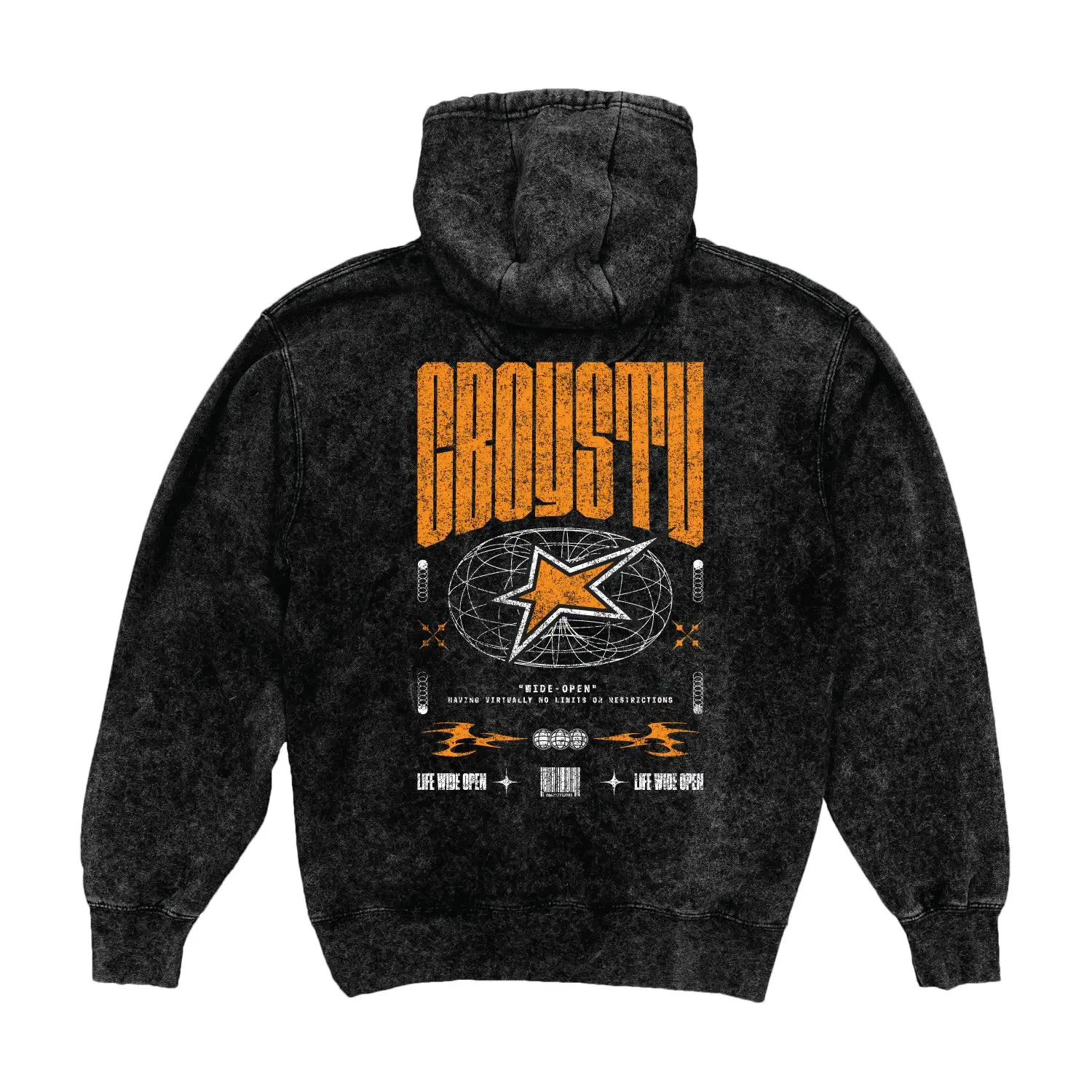 Life Wide Open Merch Mineral Wash Evo Vintage Hoodie Life Wide Open Apparel Ideal Gifts