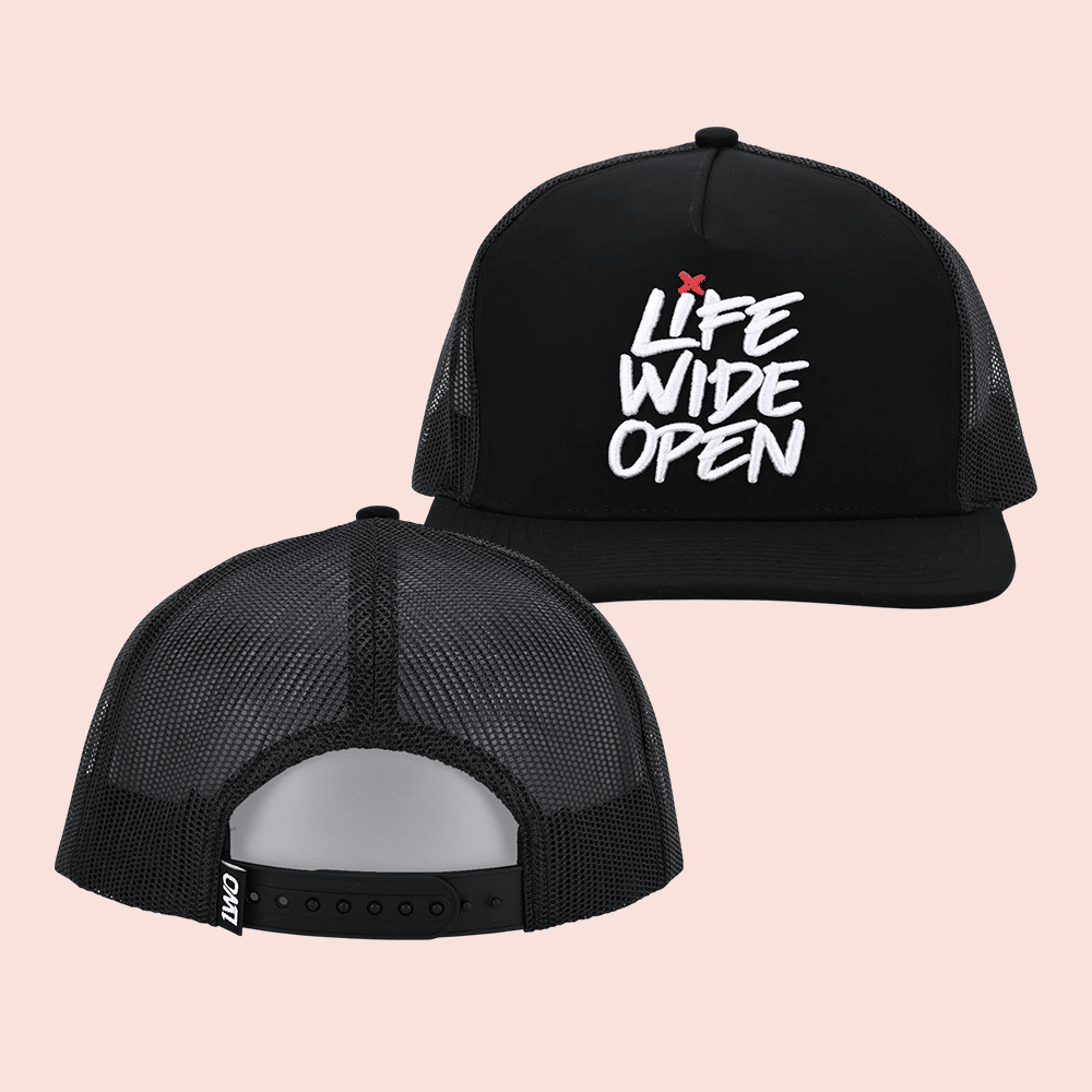Life Wide Open Trucker Hat CboysTV Trucker Cap Present Idea For Friends