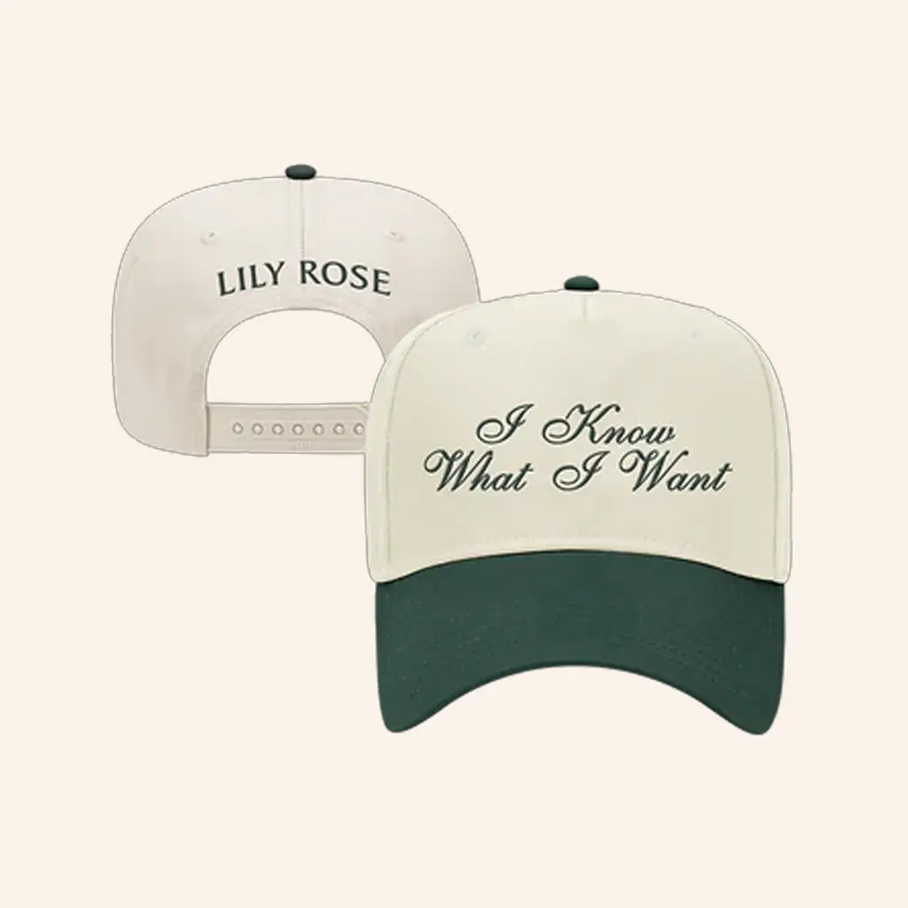 Lily Rose Music Merch I Know What I Want Hat Gifts For Music Fans -WearandDecor Lily Rose Music Merch I Know What I Want Hat Gifts For Music Fans -WearandDecor - Image 1