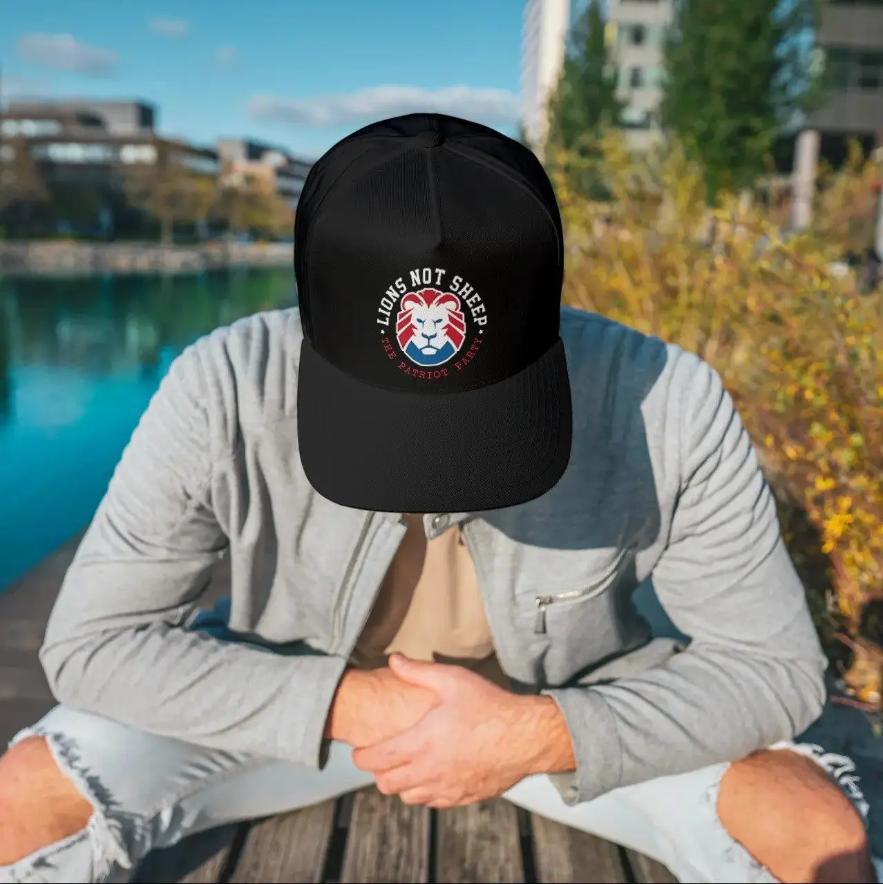 Lions Not Sheep The Patriot Party Hat Pro Trump MAGA Hat Gifts For Trump Lovers