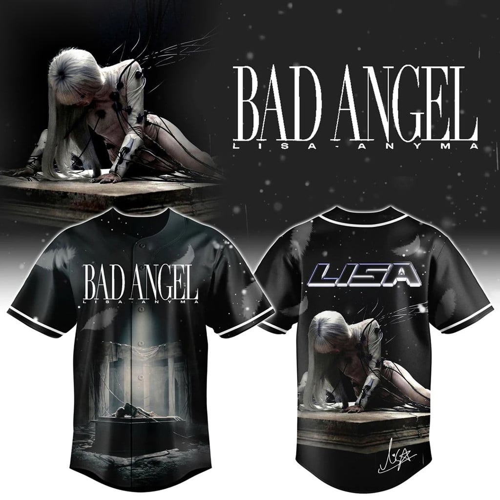 Lisachella X Anyma Bad Angel Out Now Jersey 2026 Lisa Coachella Merch Gifts For Music Lovers