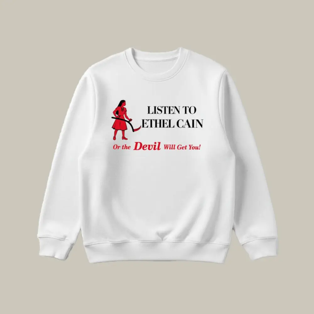Listen To Ethel Cain Or The Devil Will Get You Sweatshirt Ethel Cain Coachella 2026 Merch Fan Gift