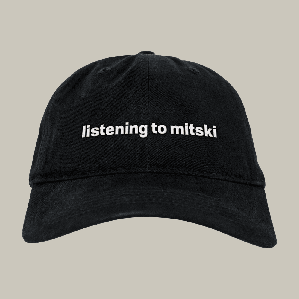 Listening To Mitski Hat Music Themed Mitski Merchandise Music Gifts For Fans