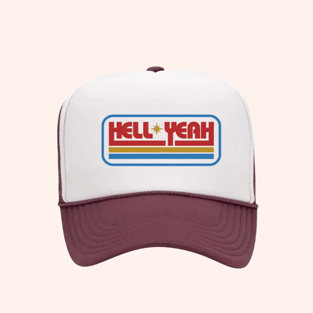 Little Big Town Merch Hell Yeah Trucker Hat Christmas Present For Dad -WearandDecor