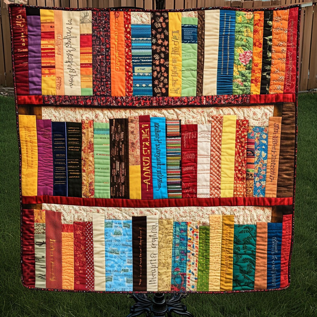 Lively Layers Quilted Blanket Winter Decor Blanket Book Presents For Him Lively Layers Quilted Blanket Winter Decor Blanket Book Presents For Him - Image 1