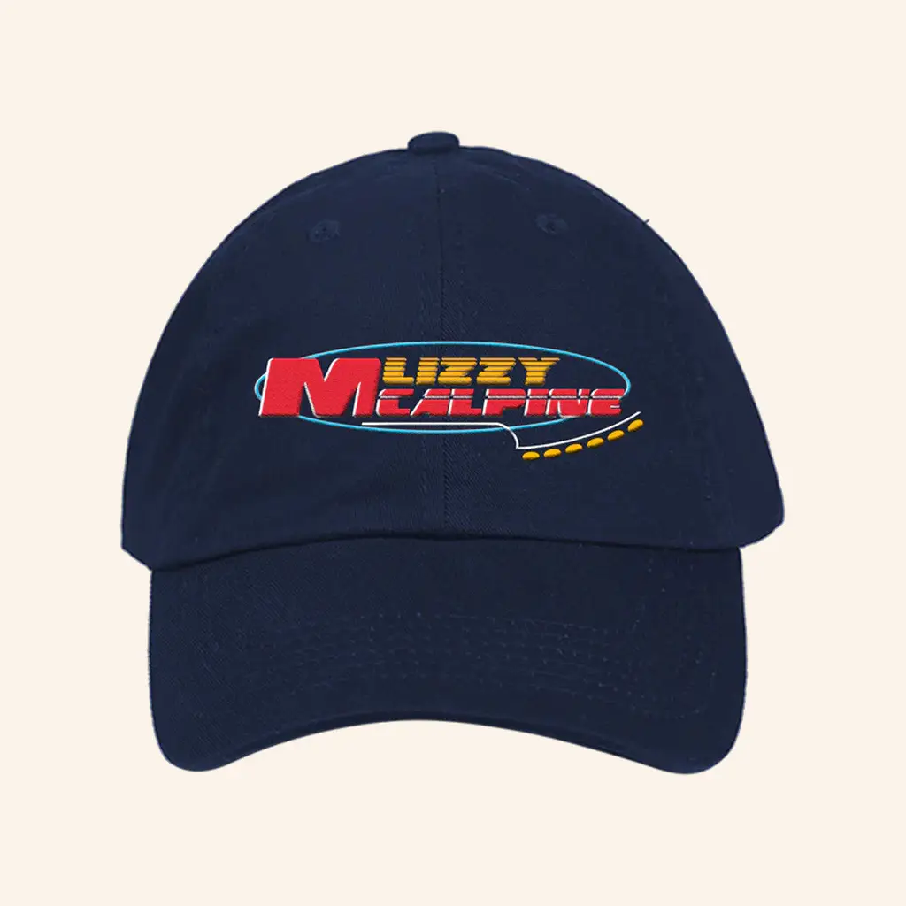 Lizzy McAlpine Merch Older And Wiser Navy Hat Embroidered Christmas Presents For Her - WearandDecor
