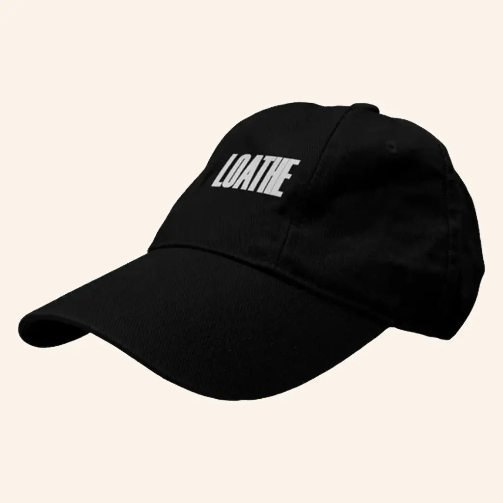 Loathe Merch Loathe Logo Embroidered Hat Christmas Present For Husband -WearandDecor
