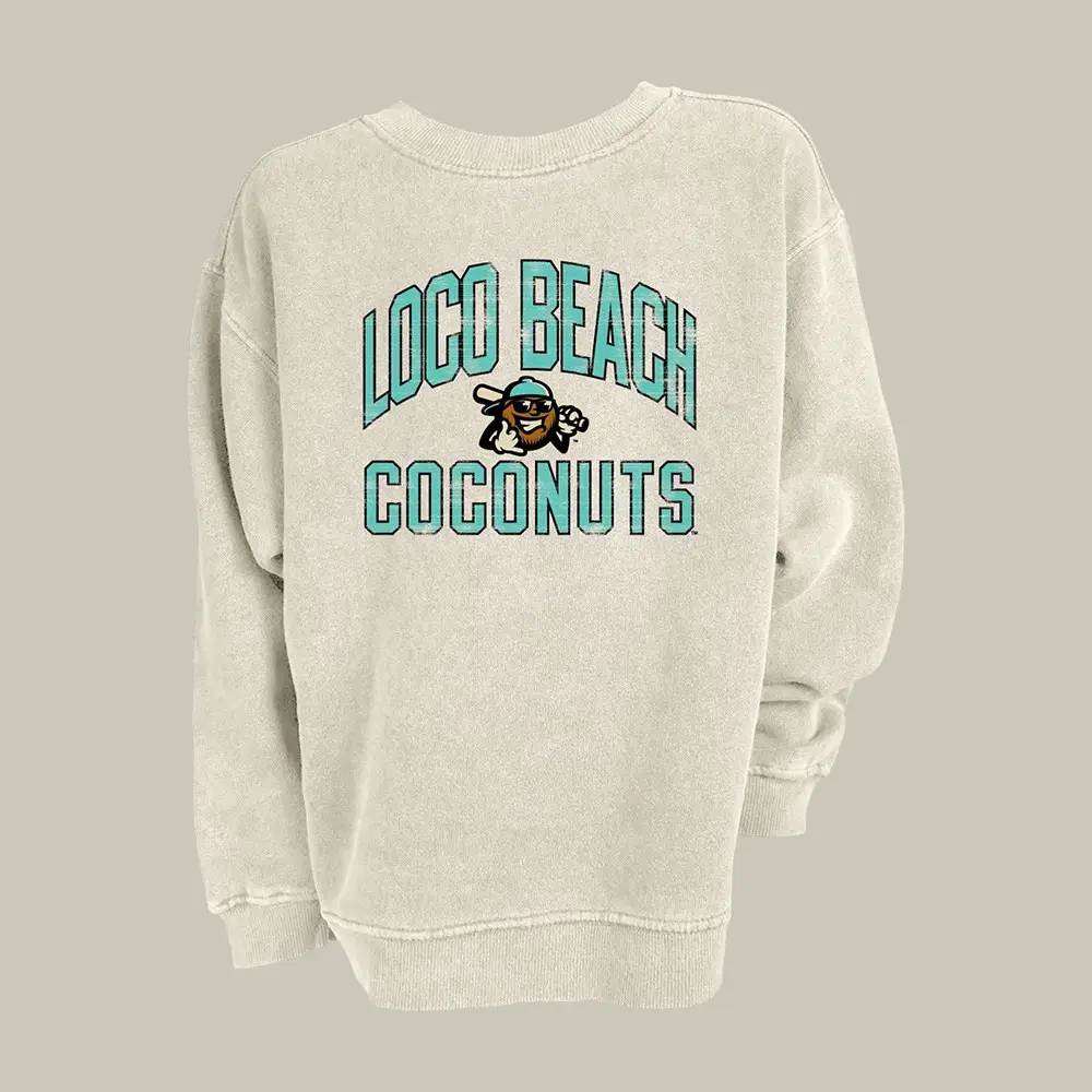 Loco Beach Coconuts Logo Sweatshirt Savannah Bananas Baseball Apparel Gift For Father's Day