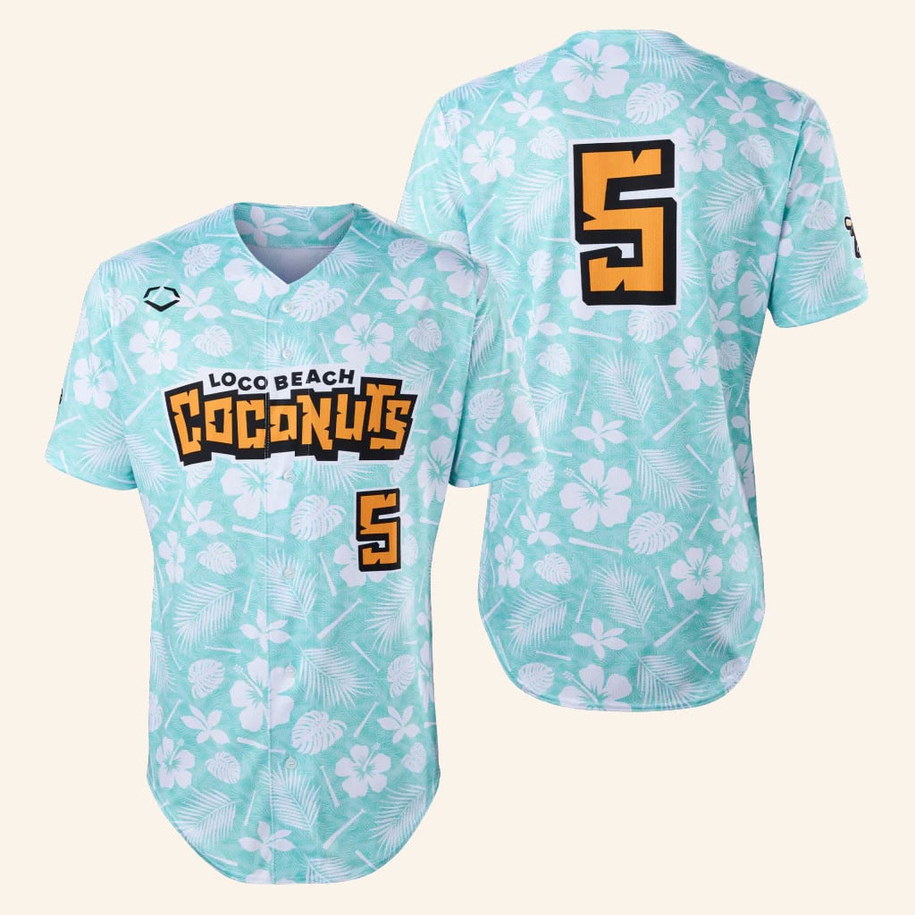 Loco Beach Coconuts Merch 2026 Coconuts EvoShield BBCL Jersey Floral Baseball Enthusiast Gifts - WearandDecor