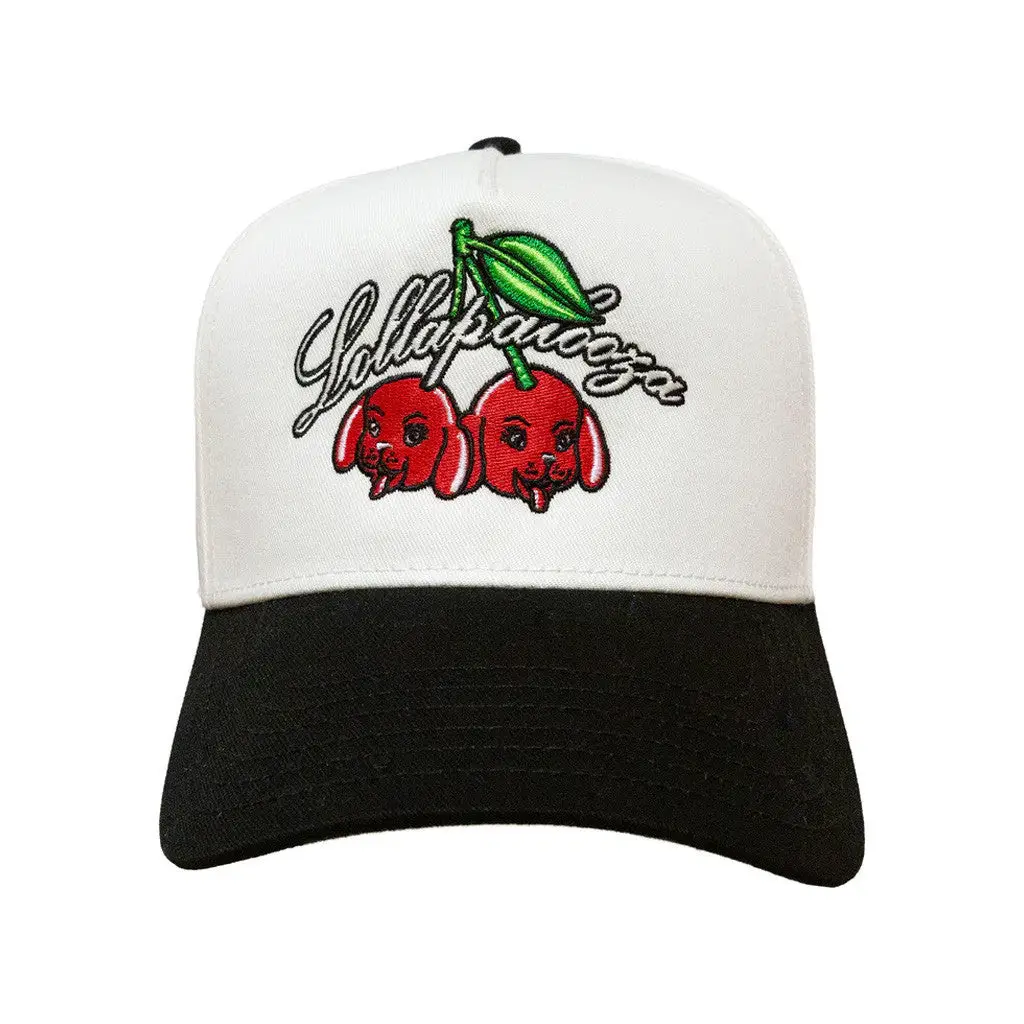 Lollapalooza Band Merch Cherry Dog Embroidered Hat Gift Ideas For Besties -WearandDecor